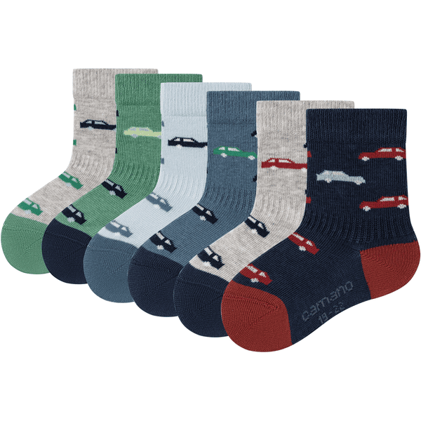 Camano Baby Socken 6er-Pack cars