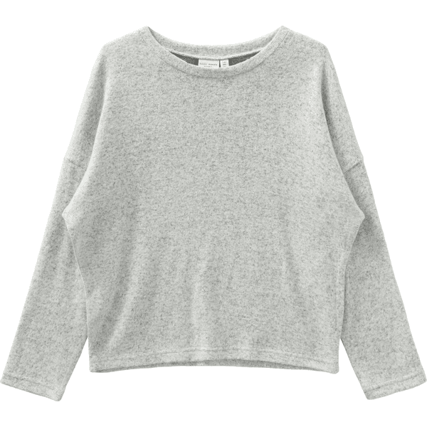 name it Stickad tröja NMFVICTI Ljusgrå Melange