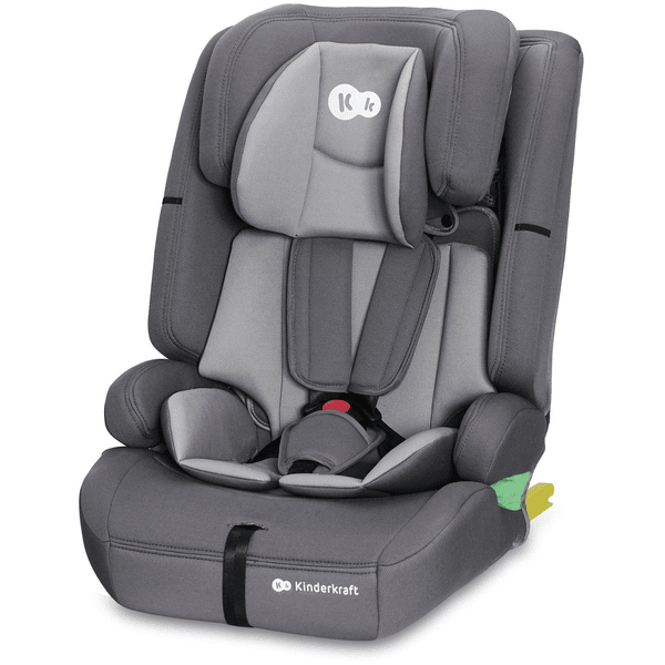 Kinderkraft Seggiolino auto Safety Fix 2 i-Size, da 76 a 150 cm, 8 kg, grigio