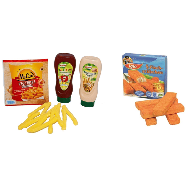 Tanner Vissticks met frietjes in een setje