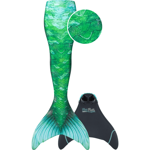 XTREM Toys and Sports - Coda da sirena Fin Fun Island Opal, Youth XL  (143-152) 