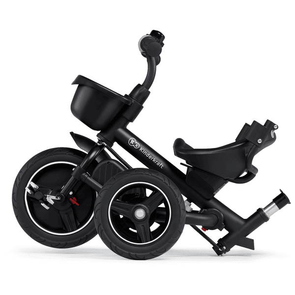 Tricycle Bébé Evolutif Rose Vélo Enfant Poussette Pliable avec Le