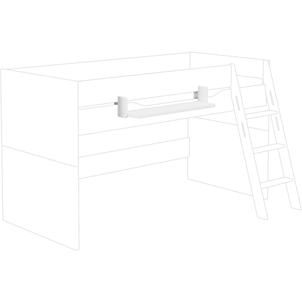 PAIDI Hängeregal Kreideweiß 1 Boden