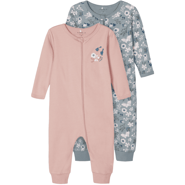 name it Sleeping overall 2-pack Pale Mauve