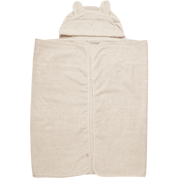 pippi Badehåndklæde med hætte Sand shell 70 x 120 cm