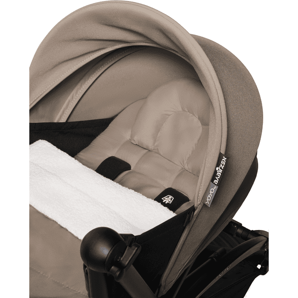 BABYZEN Kinderwagen YOYO2 0 White mit Neugeborenenaufsatz Taupe babymarkt