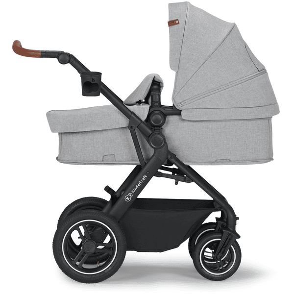 Kinderkraft Carro de bebé B Tour 3 en 1 Mink Pro Light Grey 