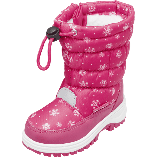 Playshoes Winter-Bootie Schneeflocken pink