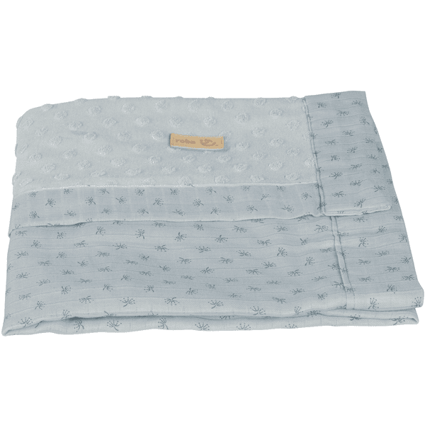 roba Lil knuffeldoekje Planet turquoise 80 x 80 cm