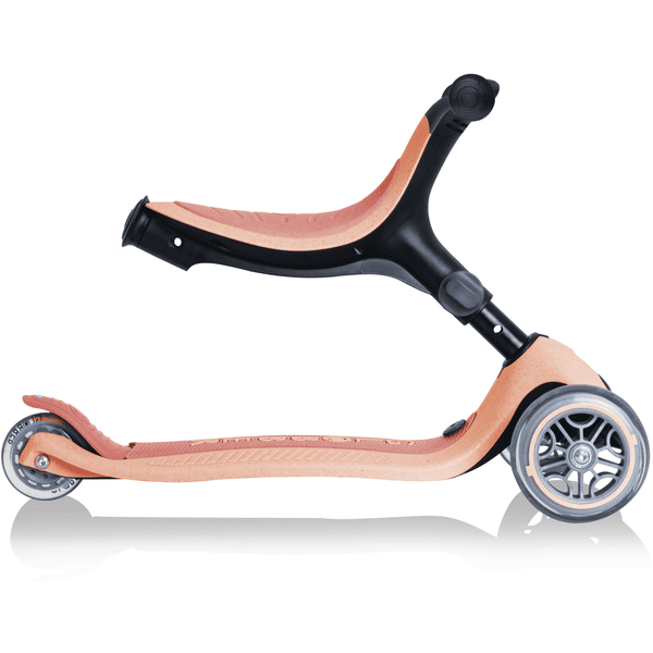 GLOBBER Patinete plegable 3-1 Go-Up Plus Eco apricot 