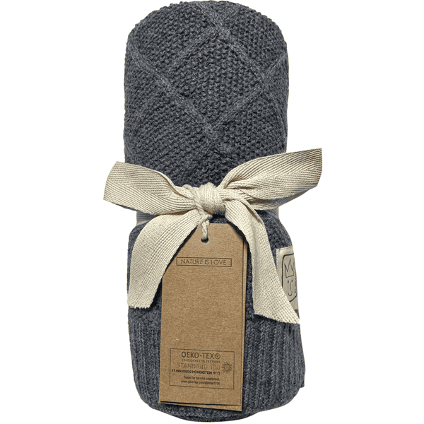 Kaiser Babydecke WOOL Merino wolle graphite