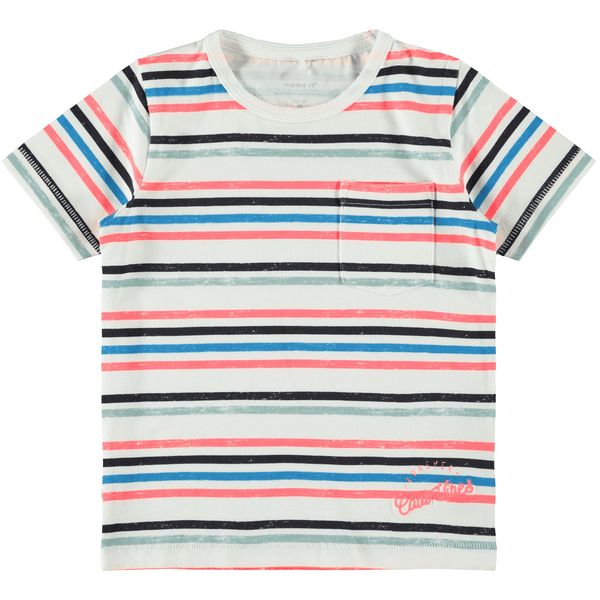 name it Drenge T-shirt Nmmfinno neon koral 