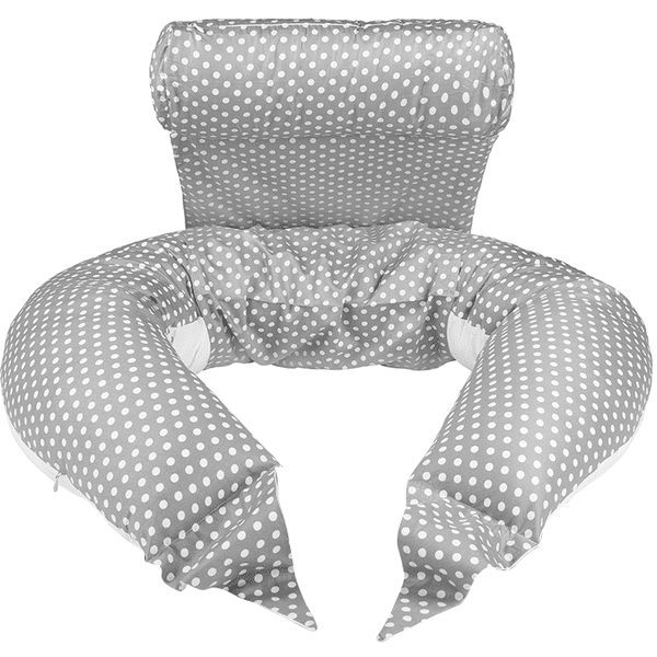 KOALA BABY CARE  ® kojicí a těhotenský polštář 8 v 1 šedý