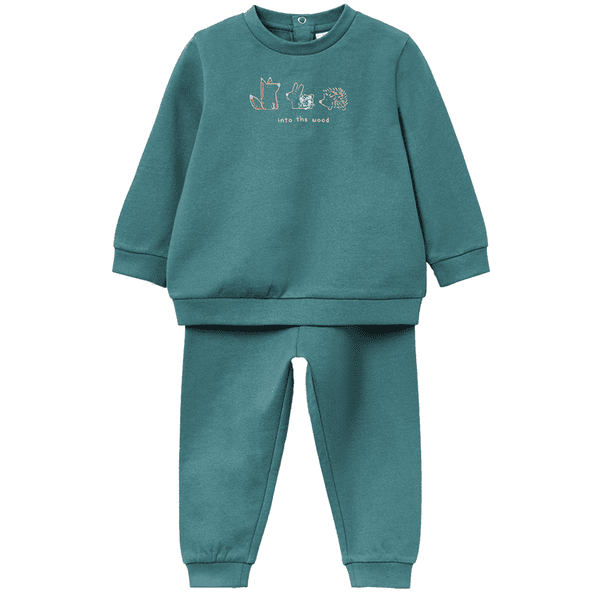 OVS Pyjama met bosdierenprint groen