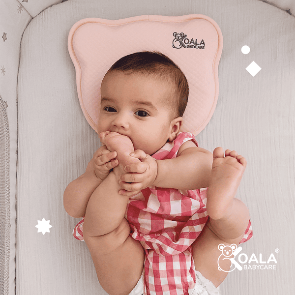 KOALA BABYCARE ® Almohada para bebés desde 0 meses rosa 