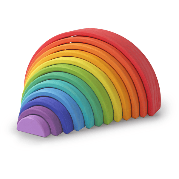 Kinderfeets ® Arches Rainbow - stohovatelné dřevěné oblouky 