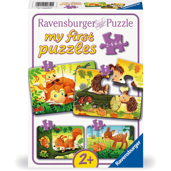 Ravensburger first i miei puzzle Piccole famiglie di animali