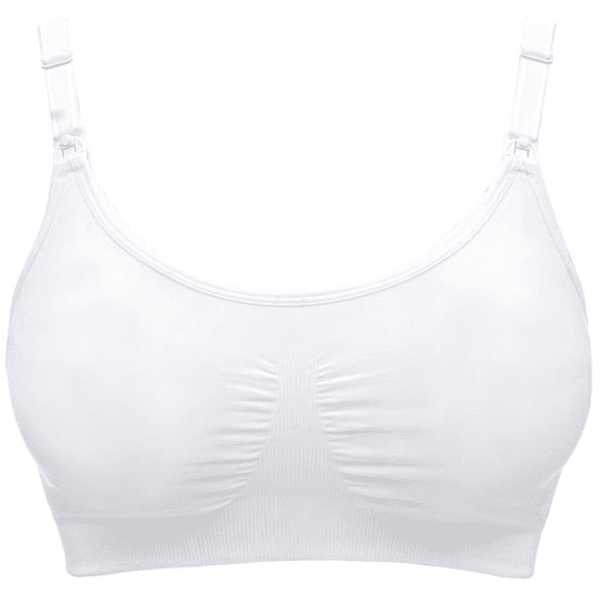 medela Reggiseno per allattamento e pompaggio 3 in 1, bianco