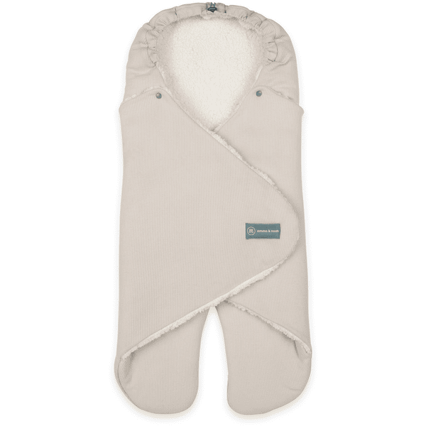 Essential emma &amp; noah wrap teppe med føtter Beige