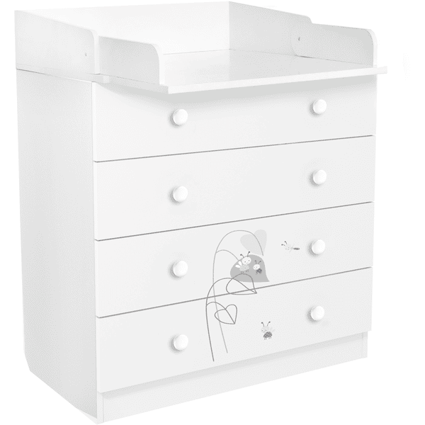 Polini Kids Puslekommode French Amis 1580 hvid