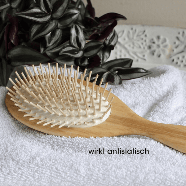 canal® Cepillo para el pelo con clavijas de madera, estrecho 