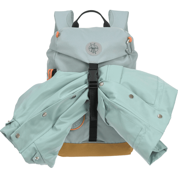 LÄSSIG Sac à dos enfant Mini Rolltop Backpack, Nature light blue