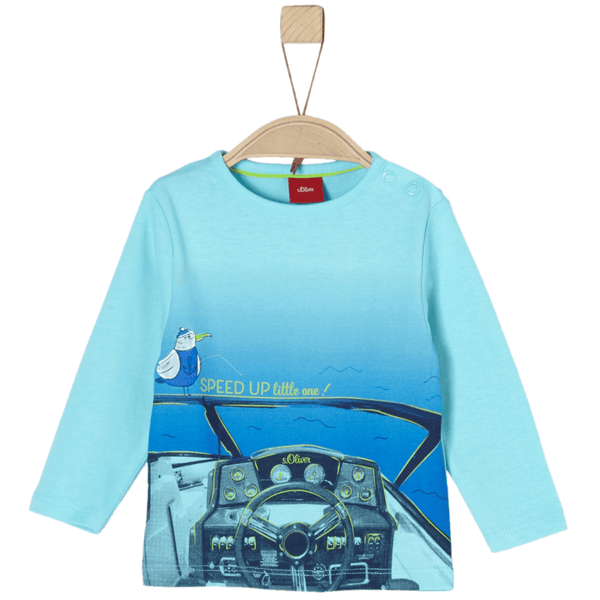 s.Oliver Boys Langarmshirt turquoise