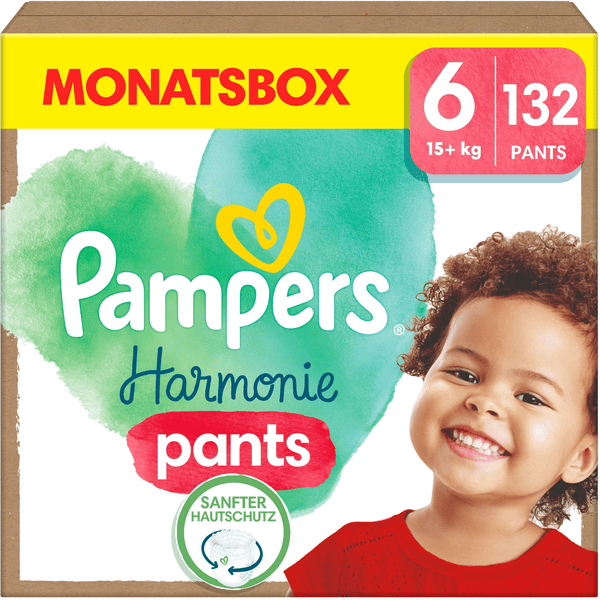 Pampers Harmonie Pants storlek 6, 15 kg+, månadslåda (1x132 blöjor)