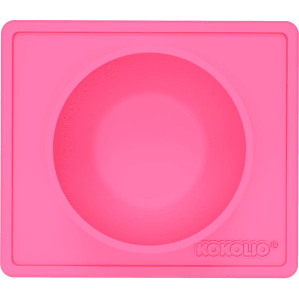 KOKOLIO Ciotola per mangiare Bowli in silicone in rosa