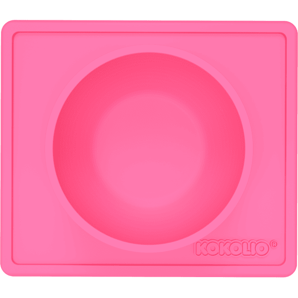 KOKOLIO Esslernschüssel Bowli aus Silikon in  pink