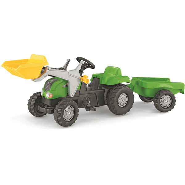 rolly®toys Kindertraktor rollykid-X mit Lader und Anhänger