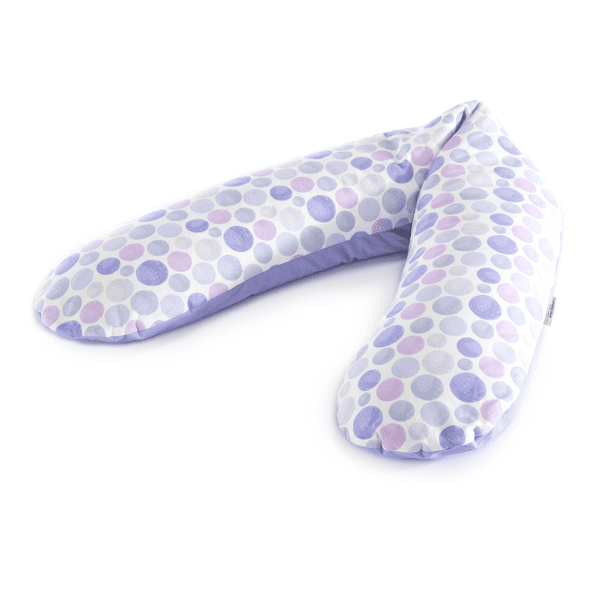 THERALINE Fodera cuscino per allattamento Original Waterdots lila