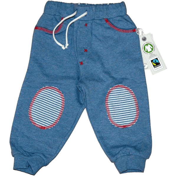 EBI &amp; EBI Fairtrade Joggingbukser i denim melange