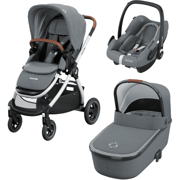 MAXI COSI -rattaat Adorra Trio Set Essential Grey