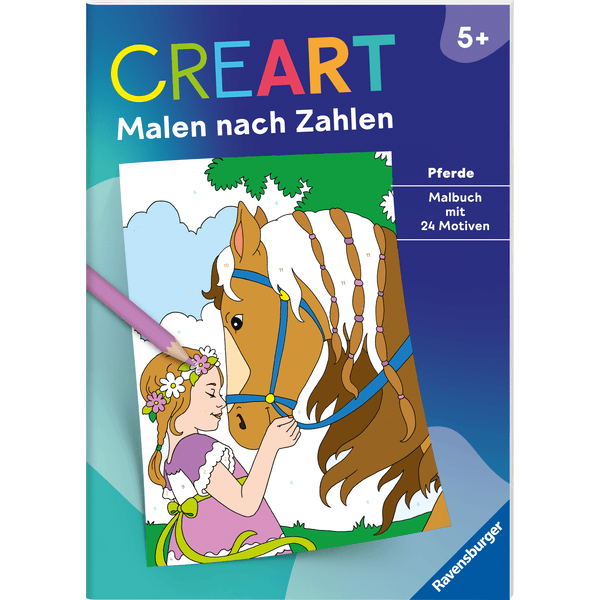 Ravensburger Malbuch CreArt Malen nach Zahlen - Pferde