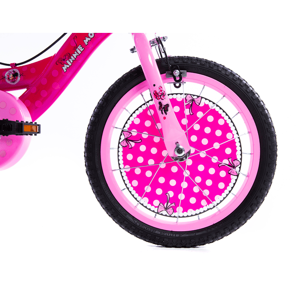 Huffy Bicicleta para niños Disney Minnie 16 pulgadas Pink con ruedines 