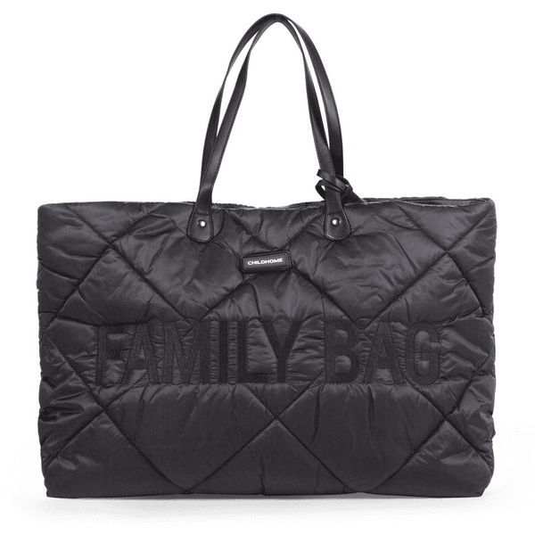 CHILDHOME Sac à langer Family Bag matelassé noir