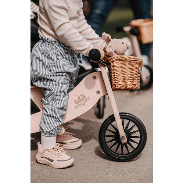 Tricycle évolutif Draisienne en bois 2 en 1 Tiny Tot Plus 12 Bleu