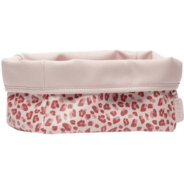 bébé-jou® Pflegekörbchen Leopard Pink
