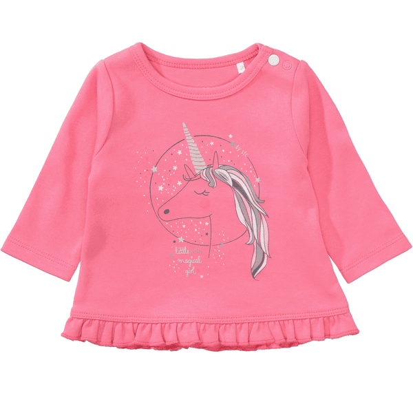 STACCATO Girl s shirt met lange mouwen glanzend roze