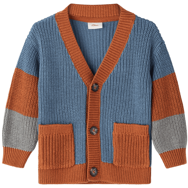 s. Olive r Cardigan azul