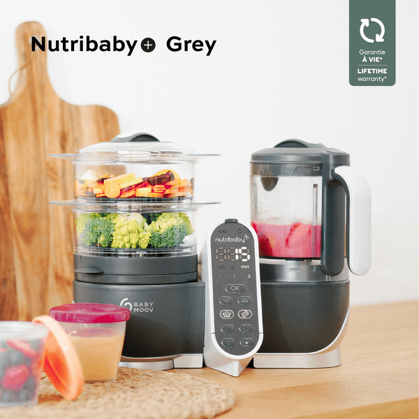 Babymoov Nutribaby+ Robot Cuocipappa Industrial Grey