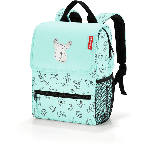 reisenthel® backpack kids cats and dogs mint