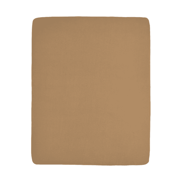 Meyco Jersey Fitted Sheet Playpen Materac 75 x 95 cm Toffee