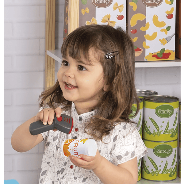 Smoby caja registradora electronicSupermarket XL rosaoazul.es
