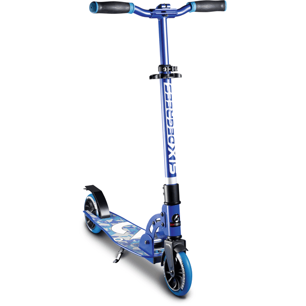 SIX DEGREES Aluminium Scoot er Junior 145 mm blå