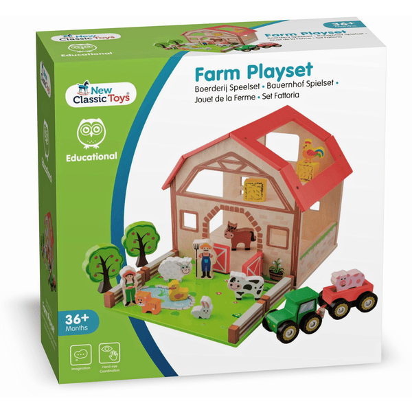 Bauernhof-Traktor-Figuren-Set mit Geräuschen, Zubehör, 102-teilig., Spielzeug \ Figuren