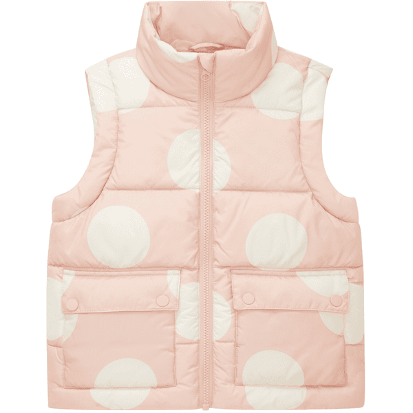 TOM TAILOR Gilet Big Off white Dots