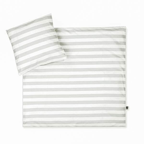 JULIUS ZÖLLNER Bettwäsche Organic Stripes 80 x 80 cm