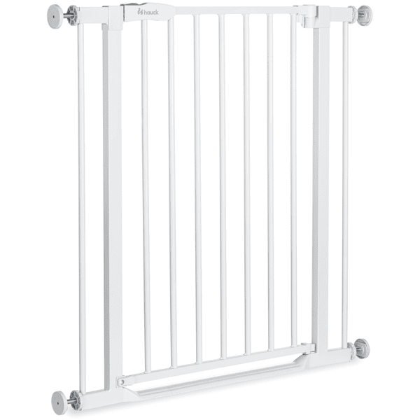 hauck Barrera de seguridad Clear Step 2 puertas White 